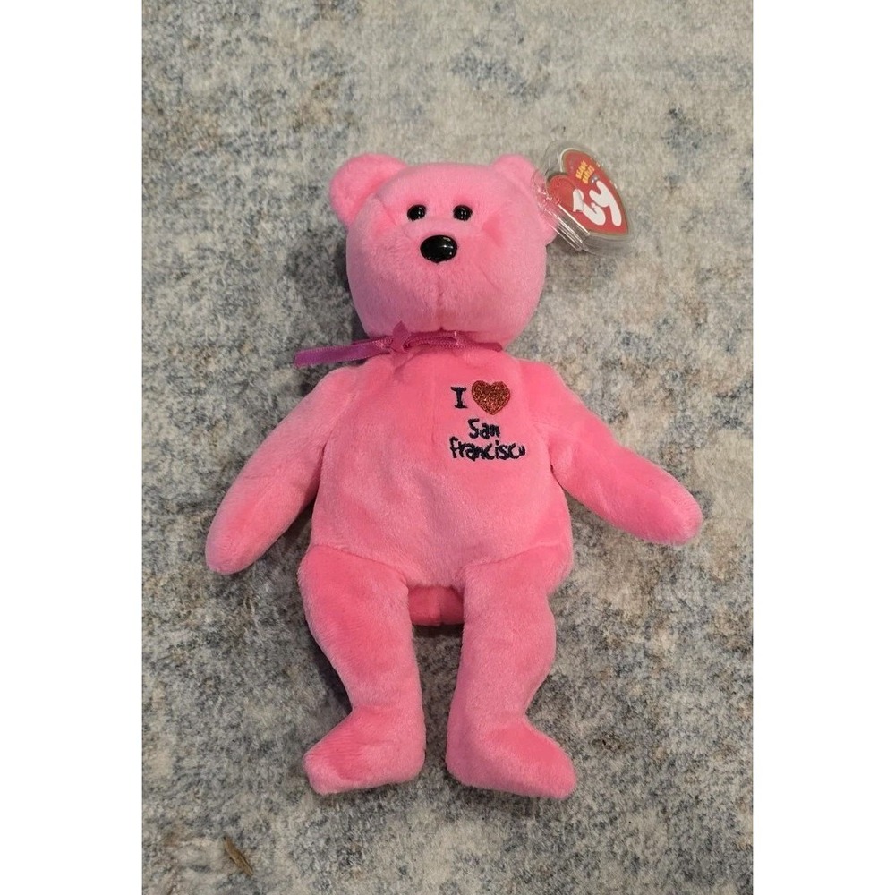 TY Beanie Baby the Bear (I Love San Francisco - Show Exclusive* 8.5" - MWMTs